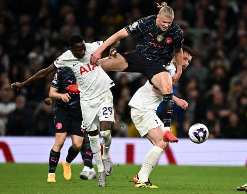 Trận đấu giữa Man City và Tottenham
