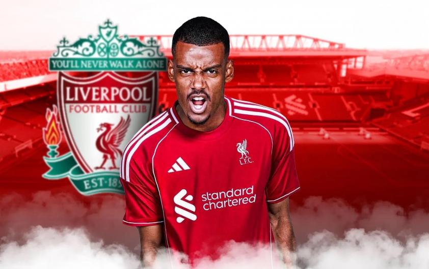 Khẩu đại pháo của binh đoàn do HLV Slot dẫn dắt. (Ảnh: Nền tảng X) Alexander Isak của Liverpool