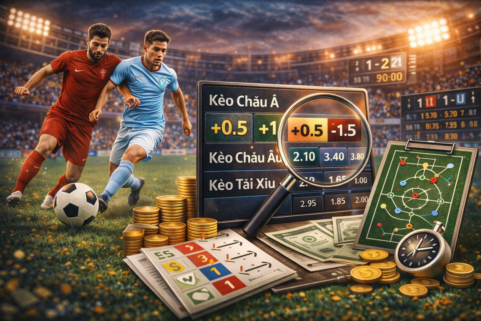 Kèo Châu Á và bóng đá sôi động